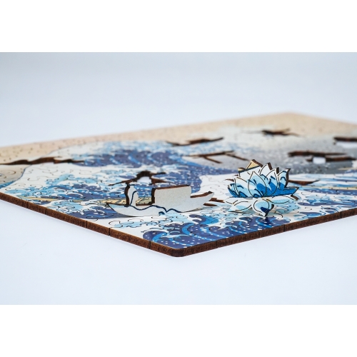 Drewniane puzzle A4 Hokusai Katsushika 